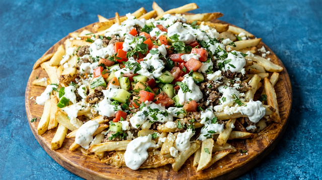 Lamb Loaded Fries.