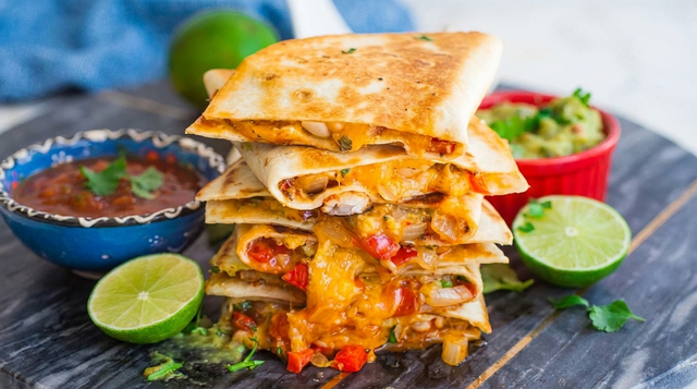 Shrimp Quesadilla.