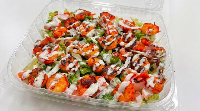 Grilled Shrimp Salad.