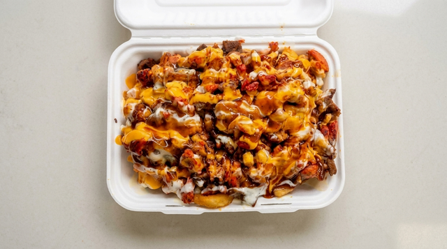 Mixed Loaded Fries (Lamb & Chicken).