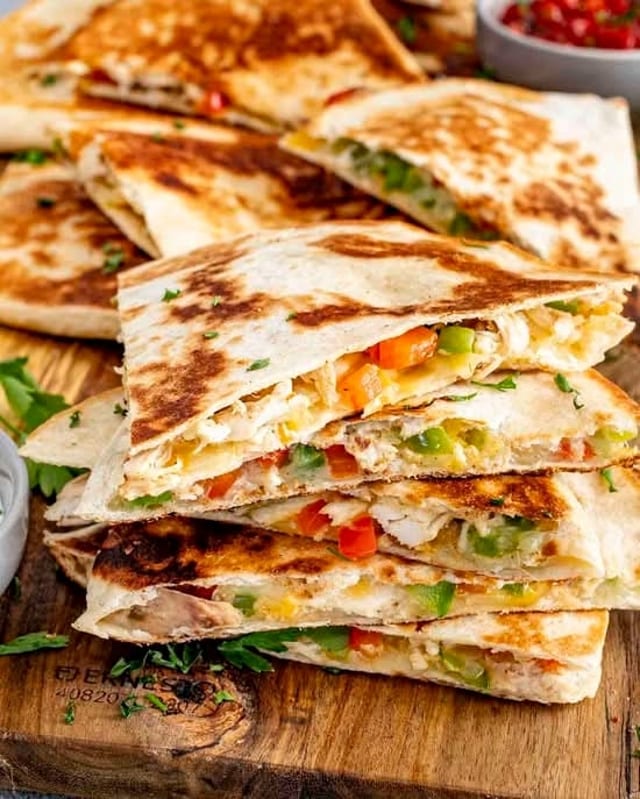 Chicken Quesadilla.