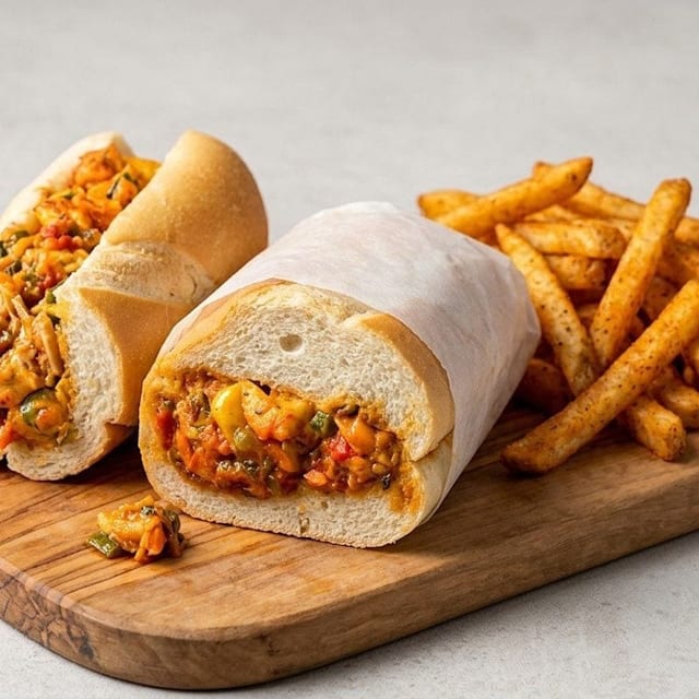 Spicy Hot Chicken Cheesesteak.