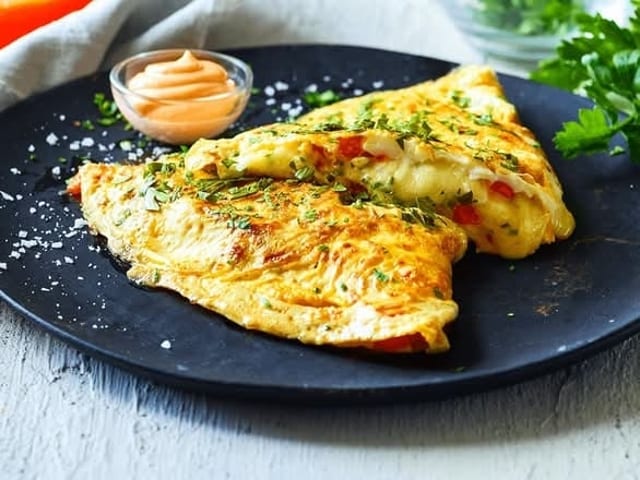 Egg & Cheese Omelette.
