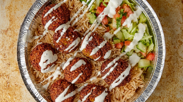 Falafel Platter Regular.